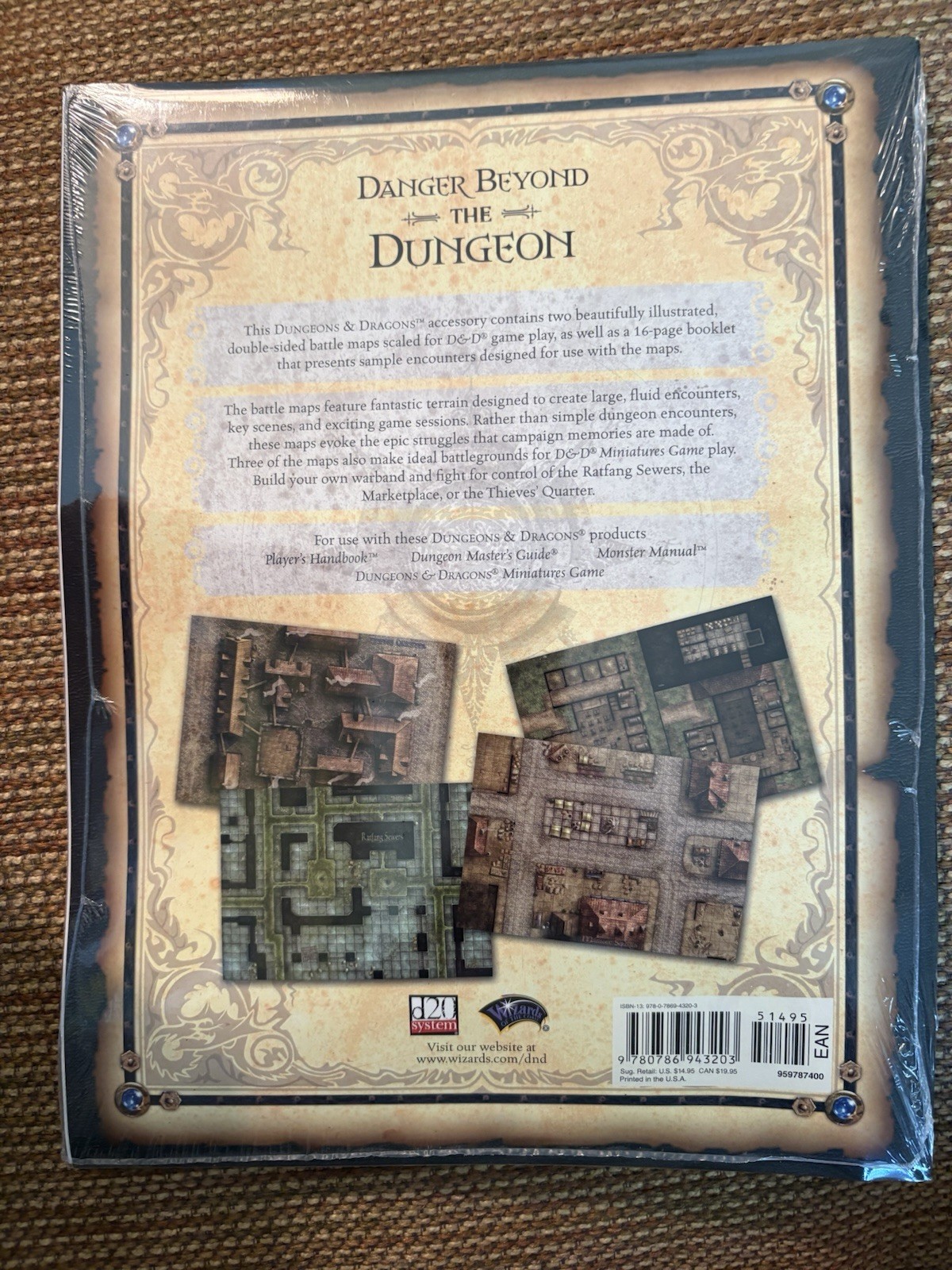 City of Peril by Wizards Team (2007, Trade Paperback- Sealed)