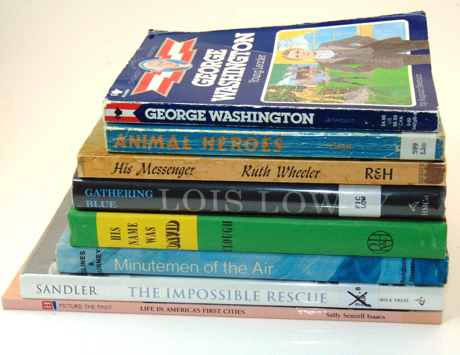 Liquidation Lot of 8 Paperback & Hardcover Books History, Faith, Adventure &More