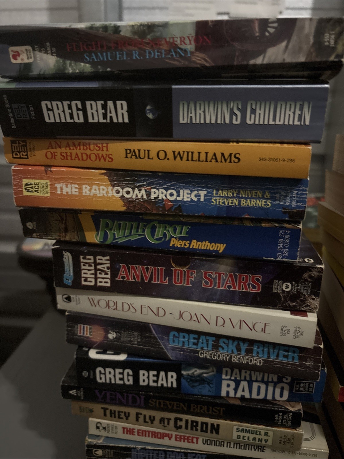Huge Lot of 35 Vintage Sci-Fi/Fantasy PB Books ACE DEL REY TOR DAW