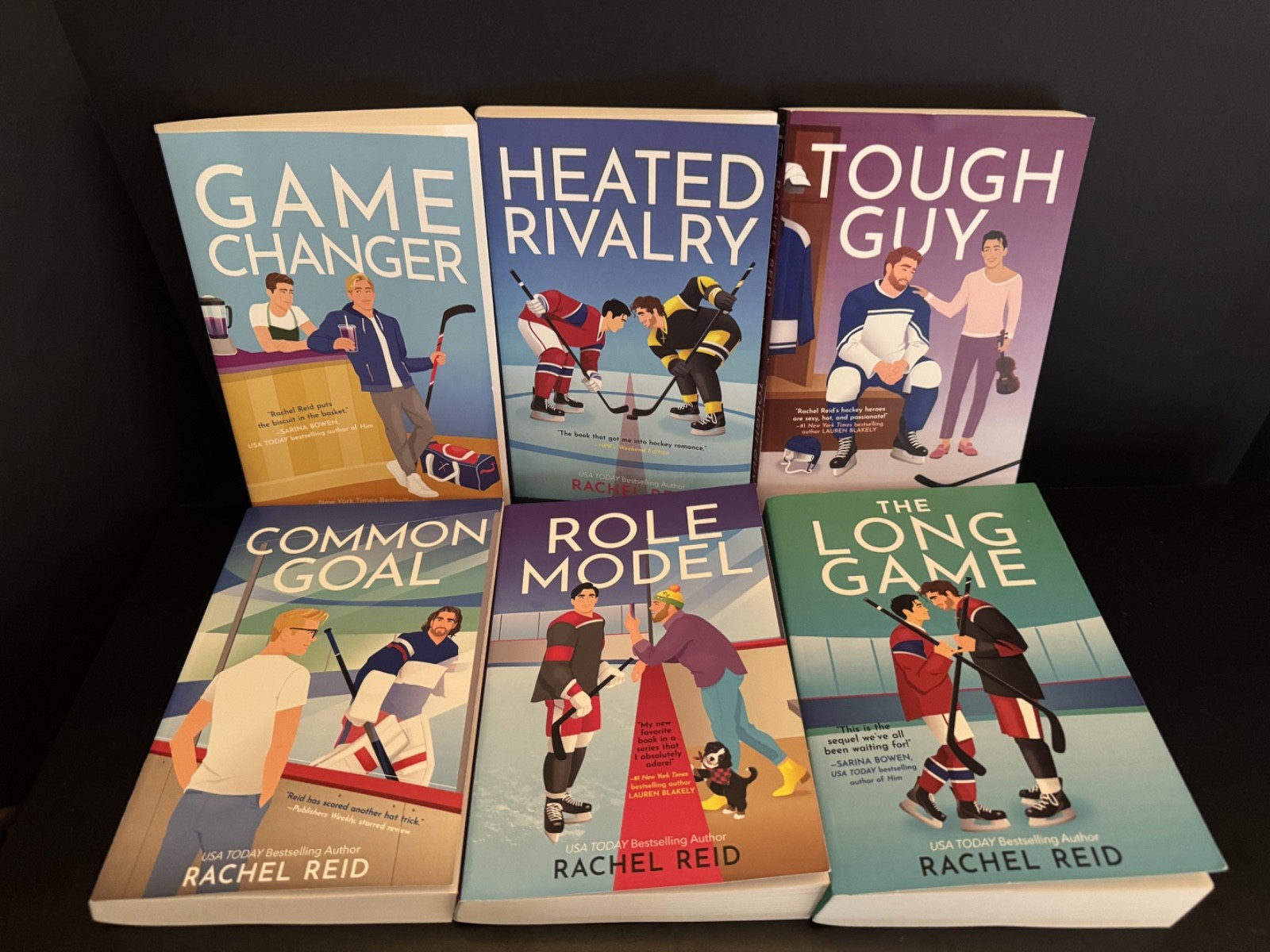 “Game Changer Series” by Rachel Reid Carina Press Trade 6 Paperback Set
