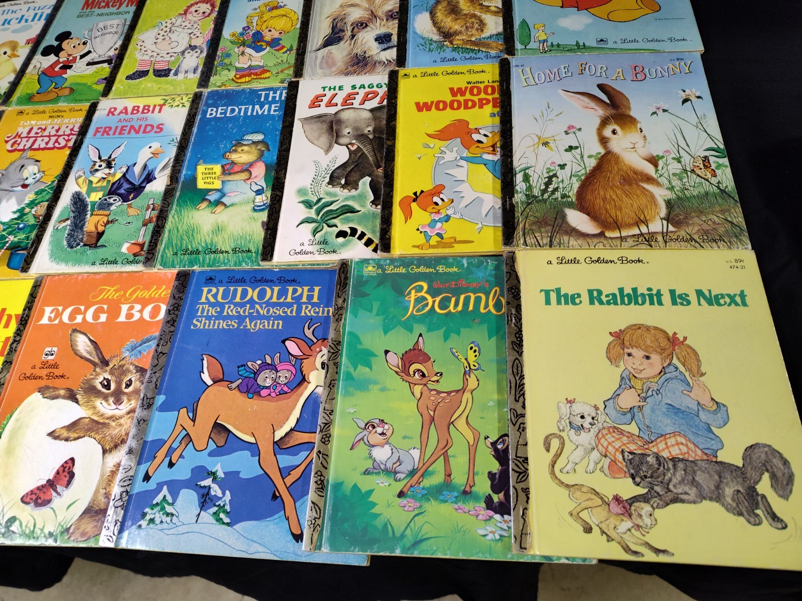 Little Golden Books Lot of 20 Disney Classic Christian Modern & Vintage Random