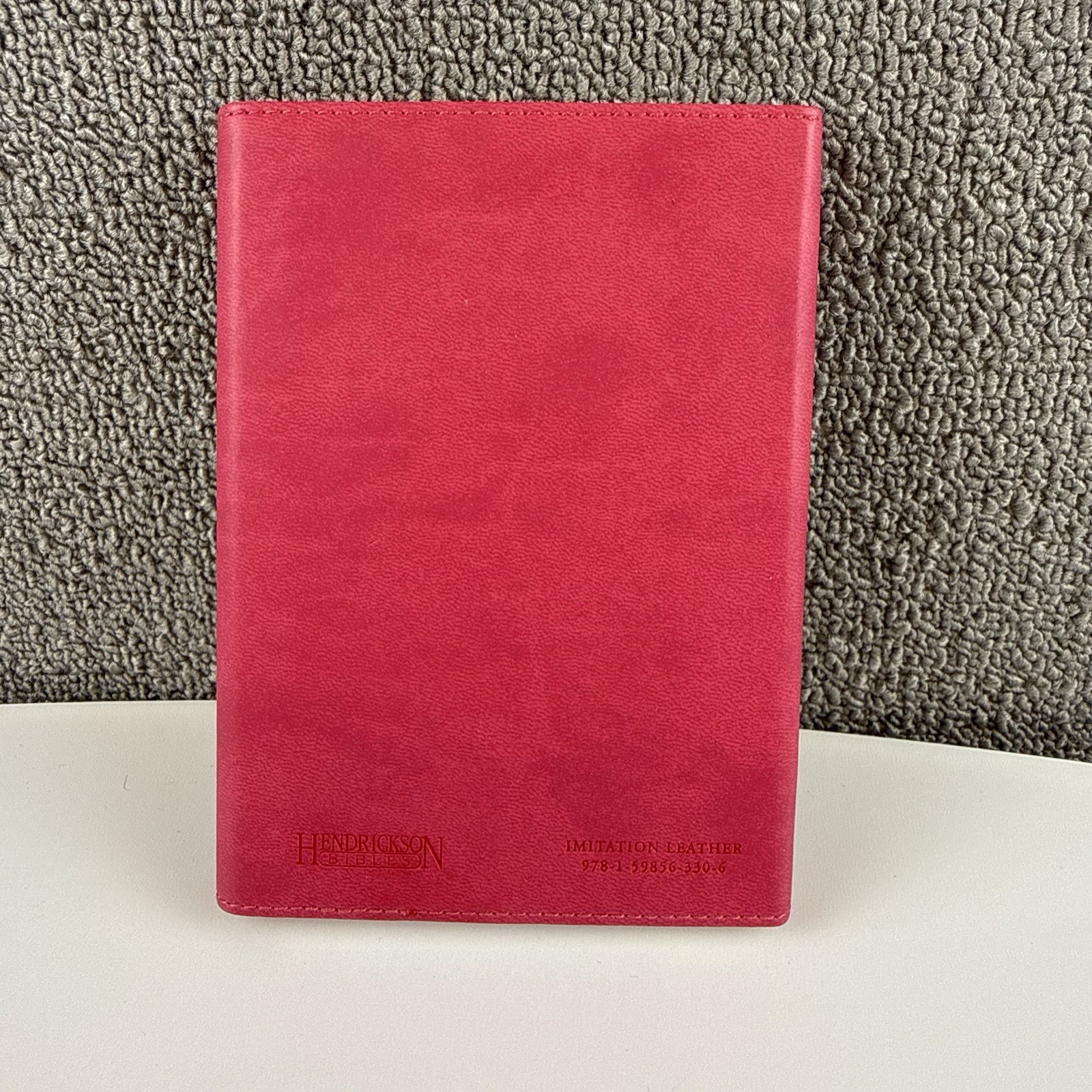 Hendrickson Bible The New Testament and Psalms Faux Leather Hot Pink Fuchsia