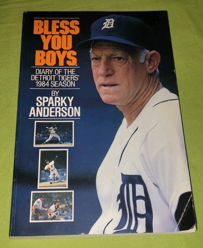 MLB Detroit Tigers Baseball Ernie Harwell Sparky Anderson Paperback Book Lot
