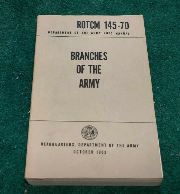 1963 BRANCHES OF THE ARMY Book w/Photographs 506 Pages