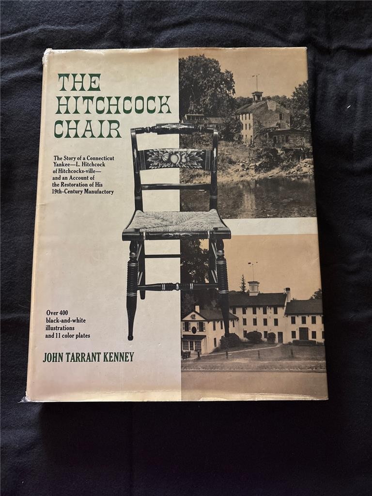 1971 1st HCDJ The Hitchcock Chair John Tarrant Kenney SIGNED & Museum Pamphlet