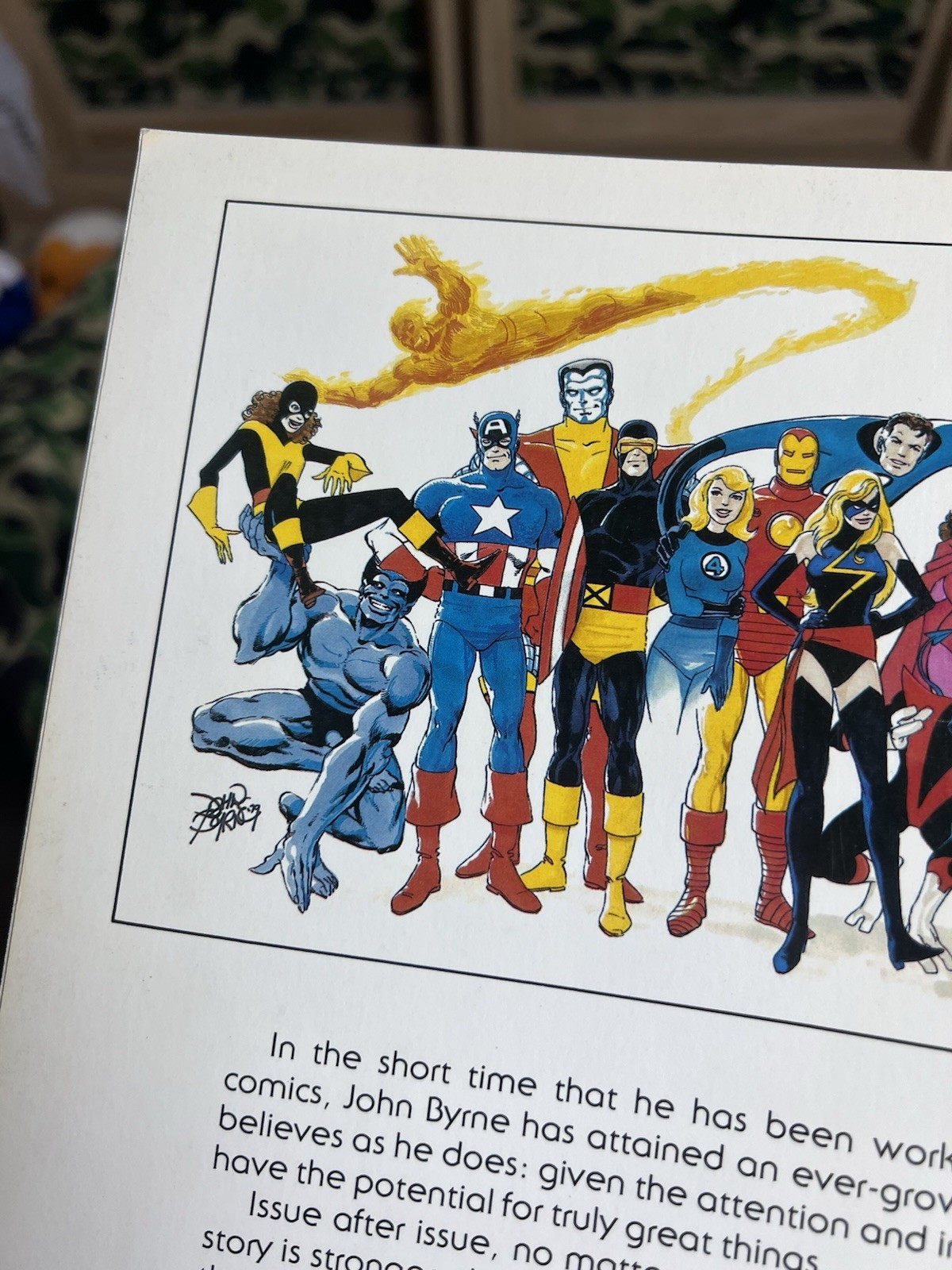 The Art of John Byrne Volume One 1980 Paperback Book S.Q. Productions Comics VG