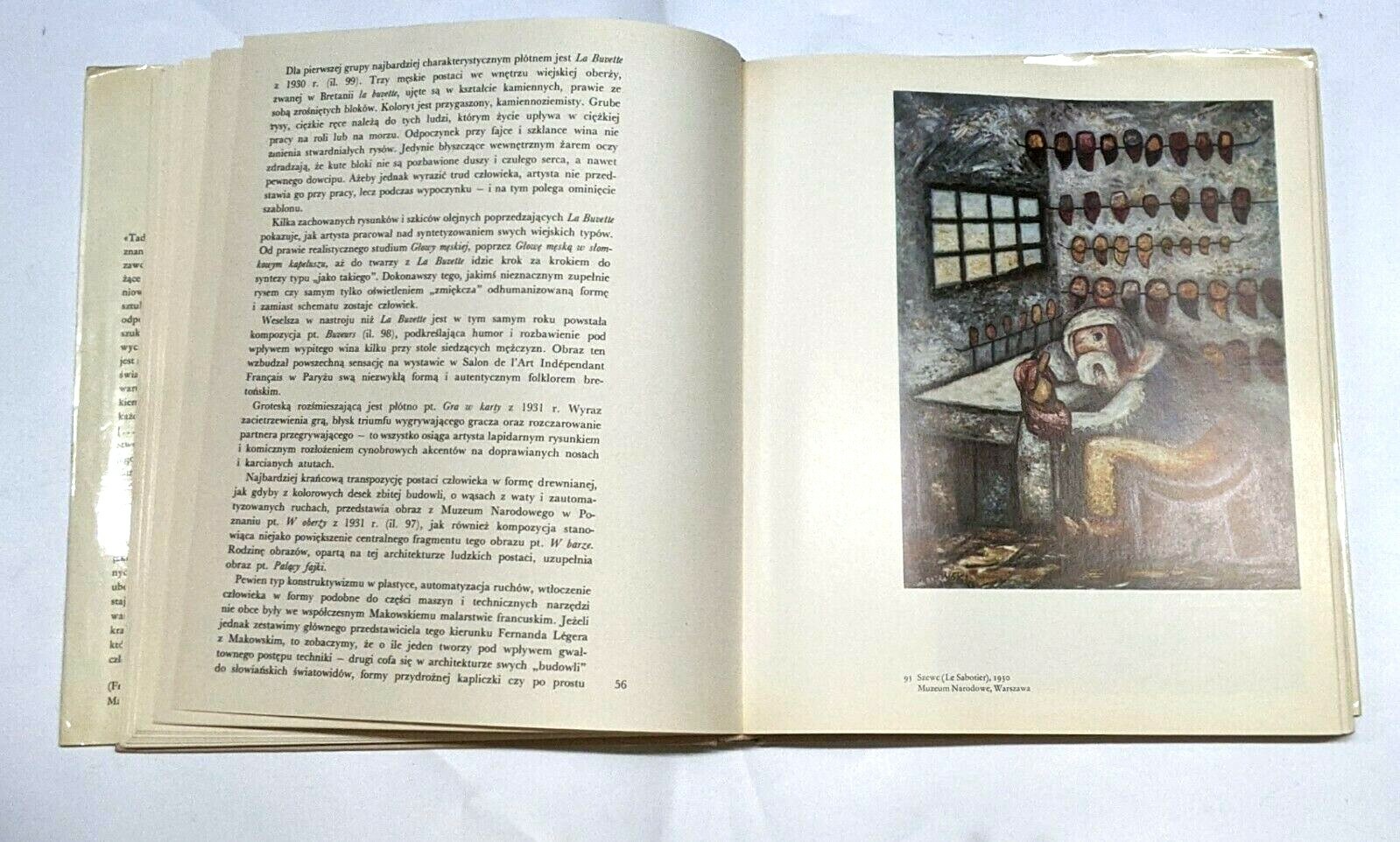Tadeusz Makowski: Polski Malarz w Paryzuby by Wladyslawa Jaworsk 1976 Hardcover