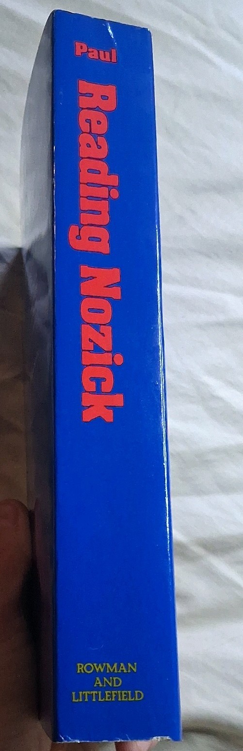 Reading Nozick: Essays on Anarchy, State & Utopia Jeffrey Paul Paperback 1981