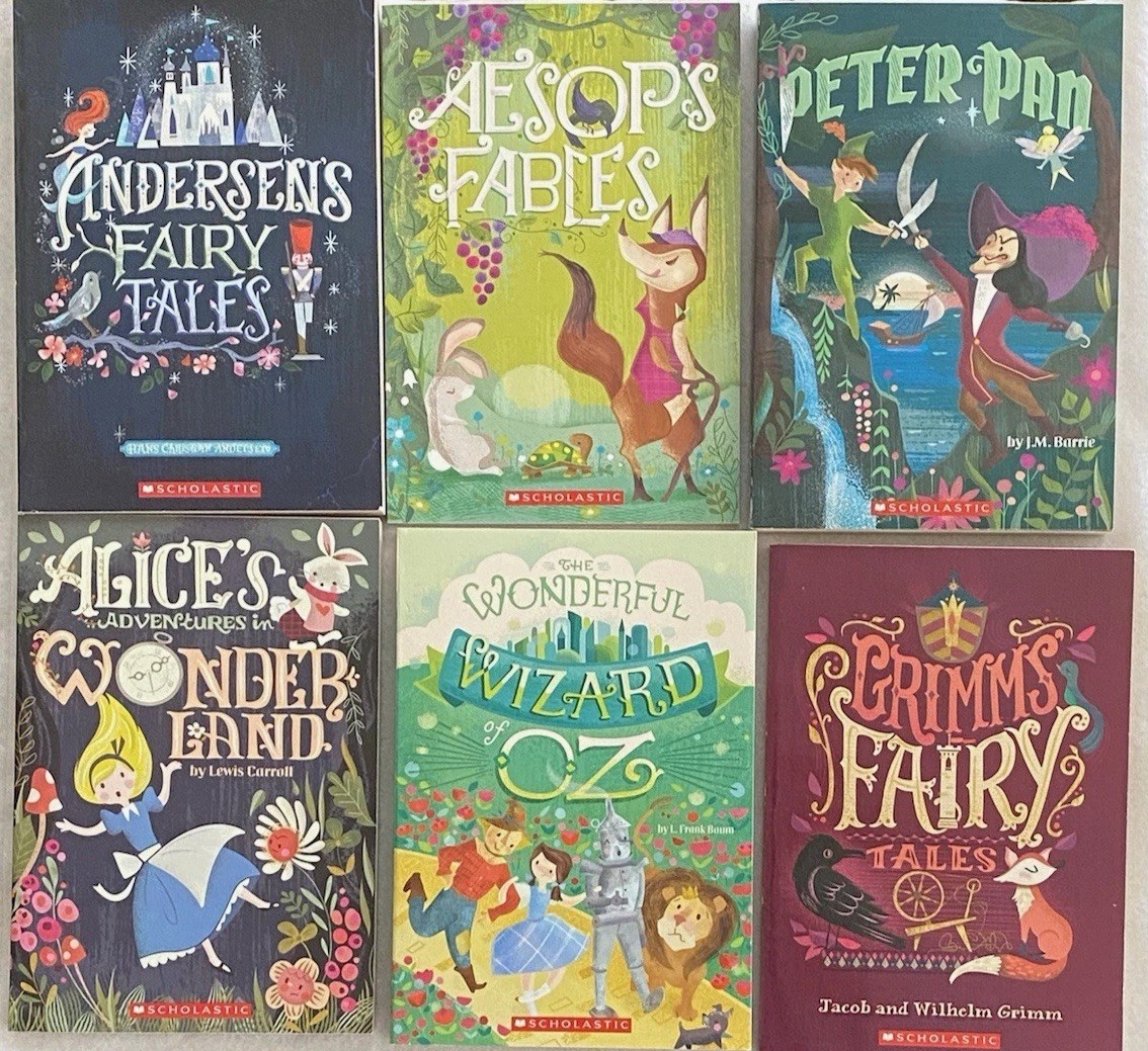 Best Loved Children’s Classics Collection 6 Scholastic Books in Case (see below)