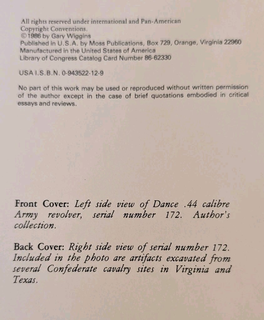 Dance & Brothers Texas Gunmakers of the Confederacy
