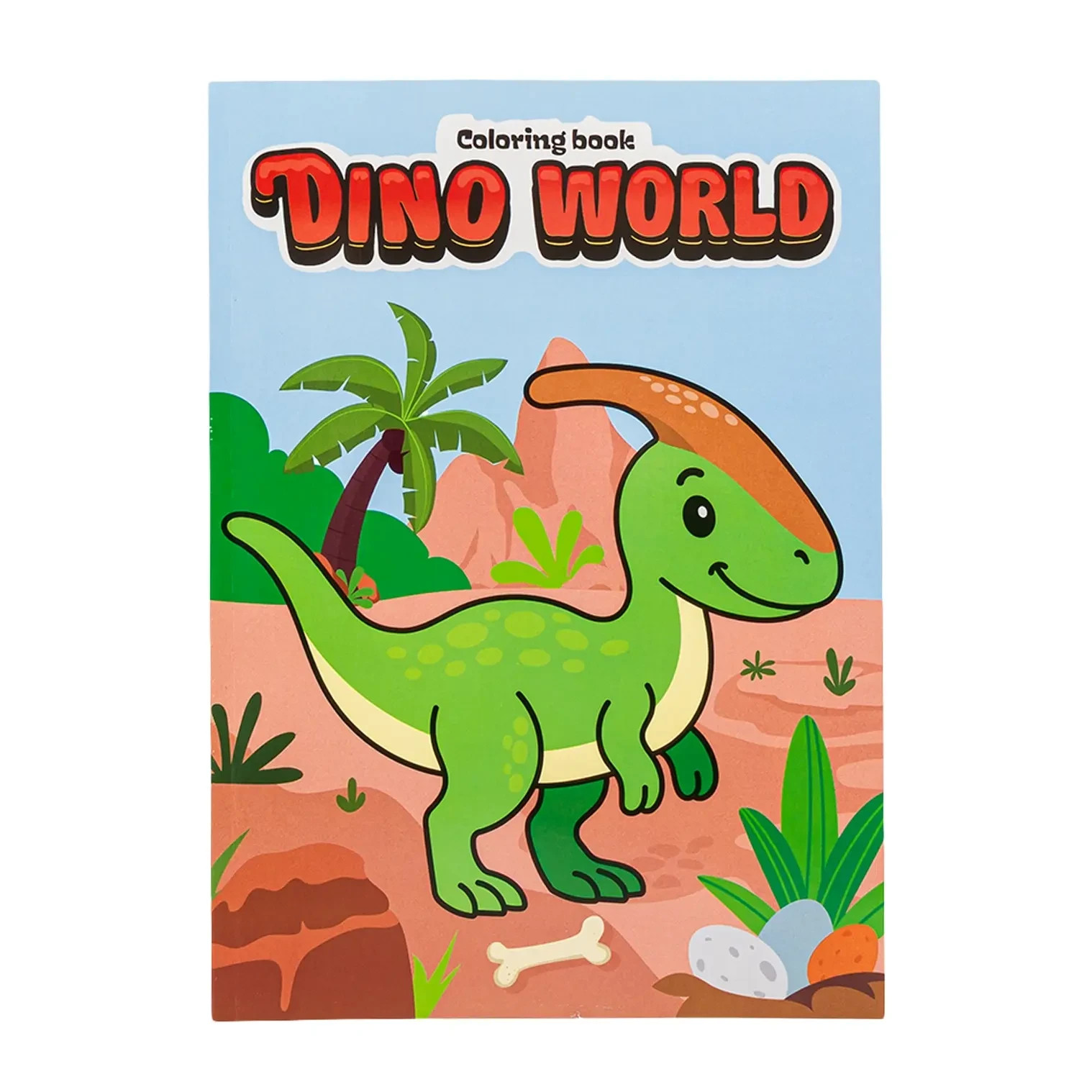 Dinosaur Coloring Book & Plush Toy Gift Set Mini Pals Dinosaur Tin Kids Activity