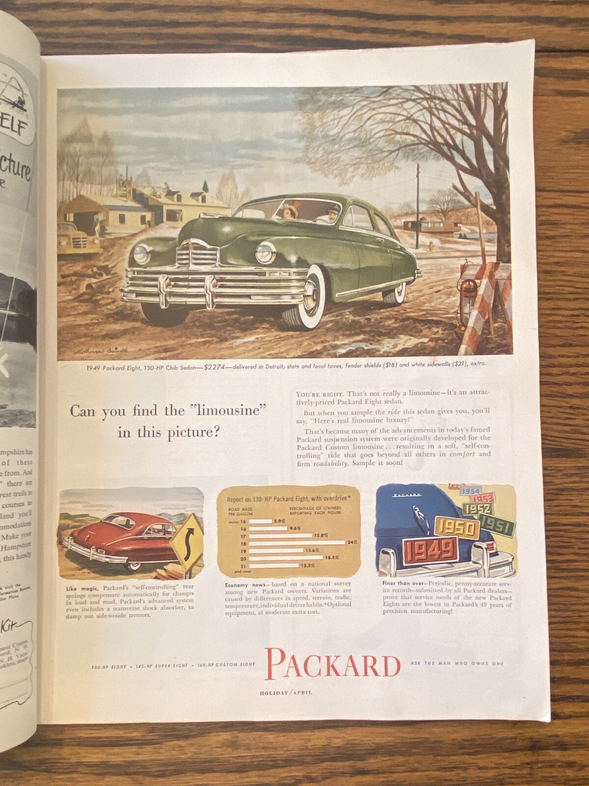 HOLIDAY Magazine April 1949 Featuring New York
