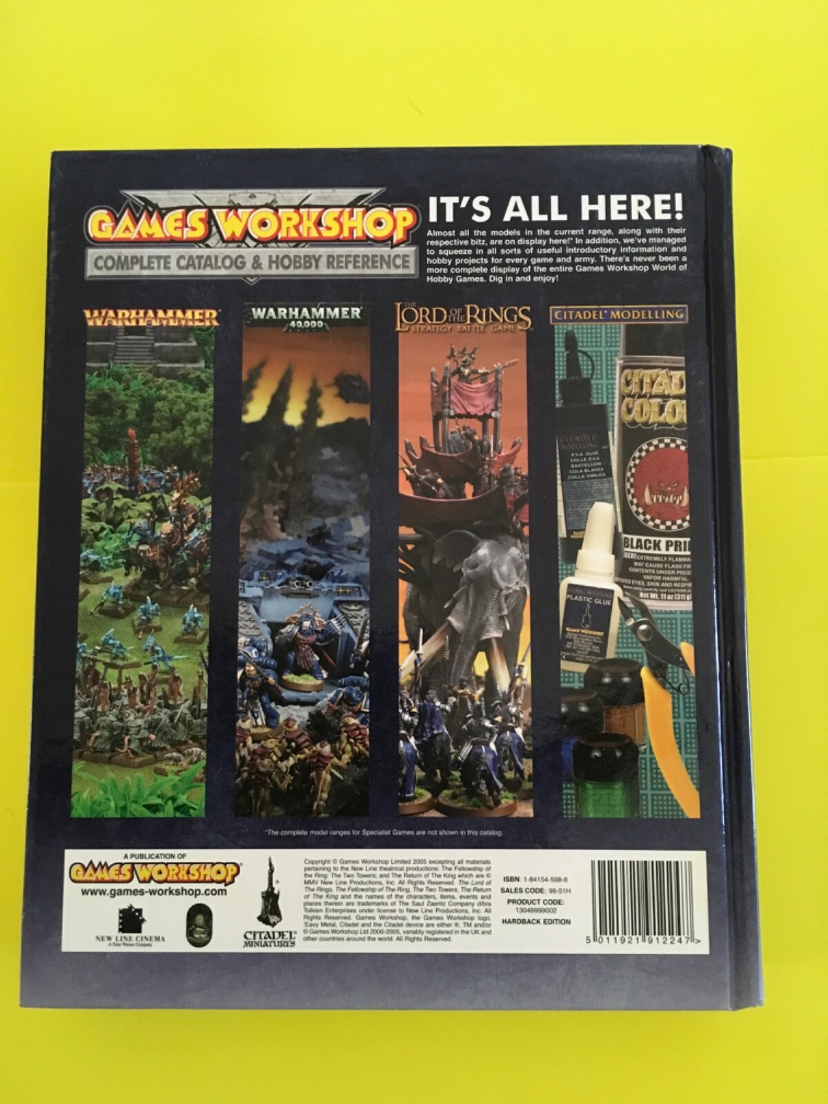 GAMES WORKSHOP COMPLETE CATALOG & HOBBY REFERENCE 2005 – 2006 Hardcover