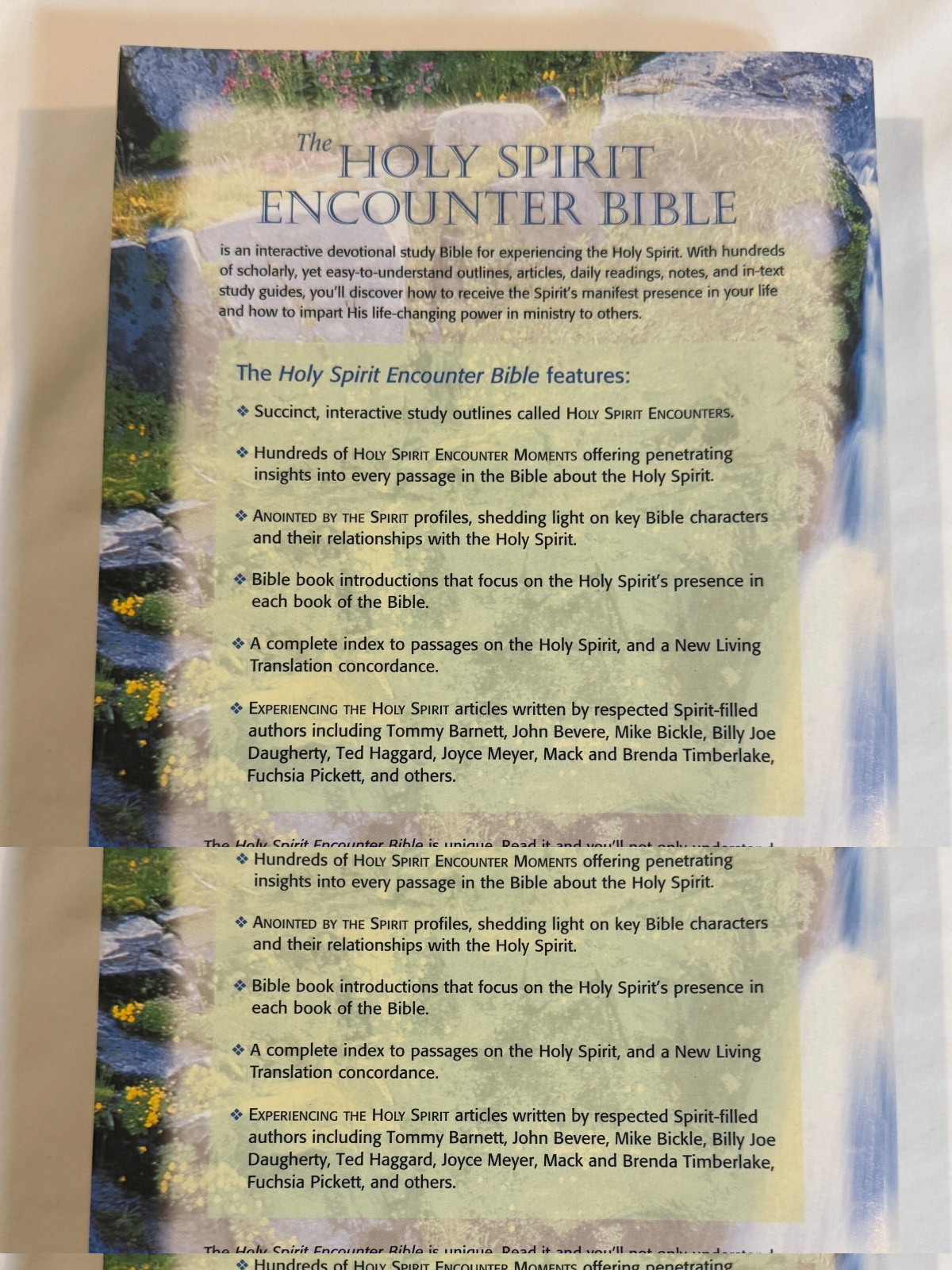 Holy Spirit Encounter Bible PB VG 1997 Creation House