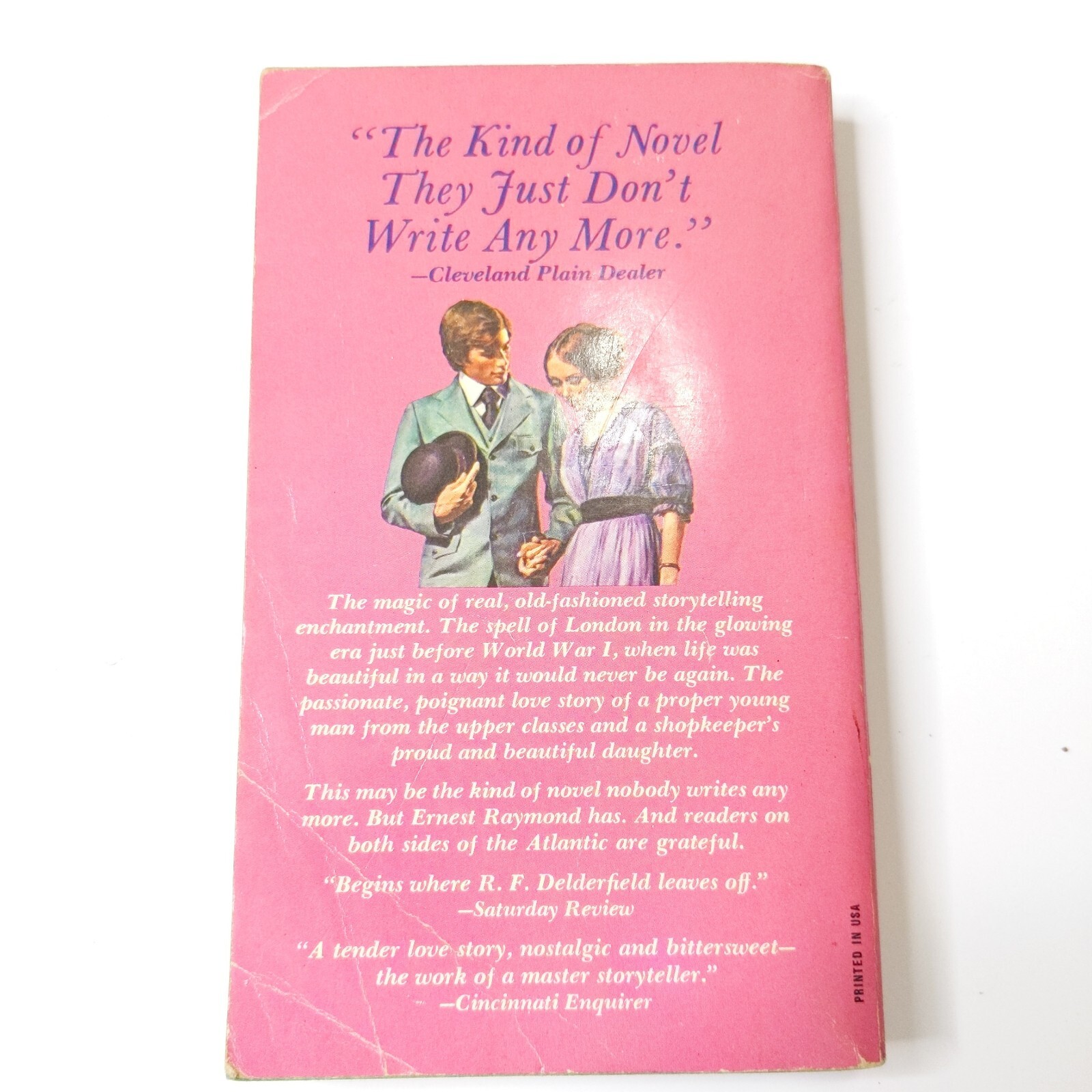 A GEORGIAN LOVE STORY by Ernest Raymond 1973 First American Edition Paperback