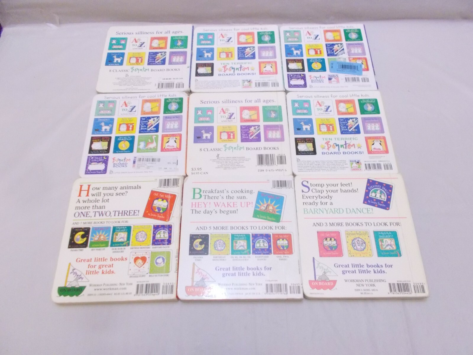 26 BOARD BOOKS SANDRA BOYNTON PLUS BEAR LADYBUG FIRAFFES BABY TIGER SILLY