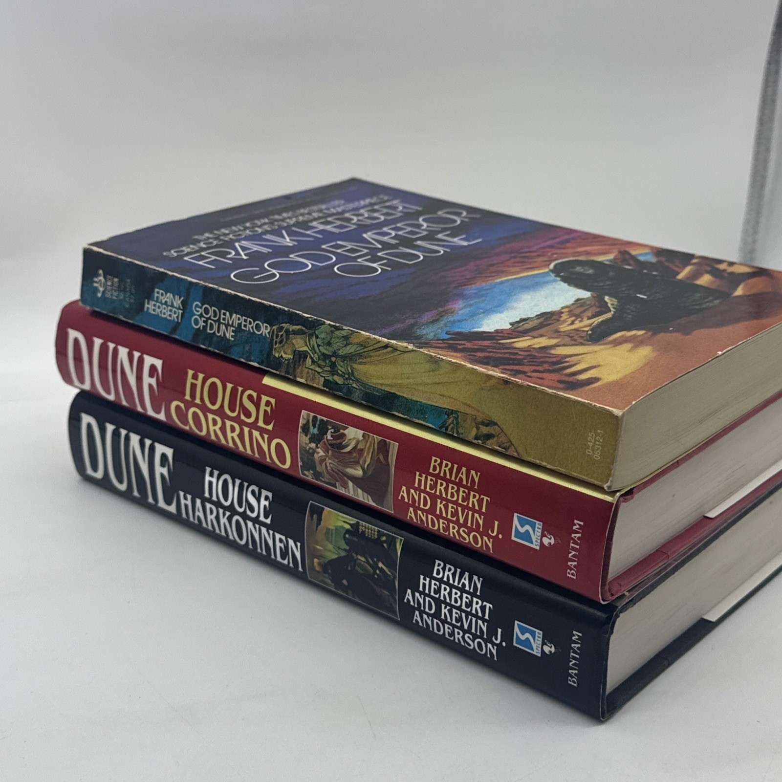 Lot of 3 Dune Hardcover/TPB Books Brian Herbert Corrino Harkonnen God Emporer OF
