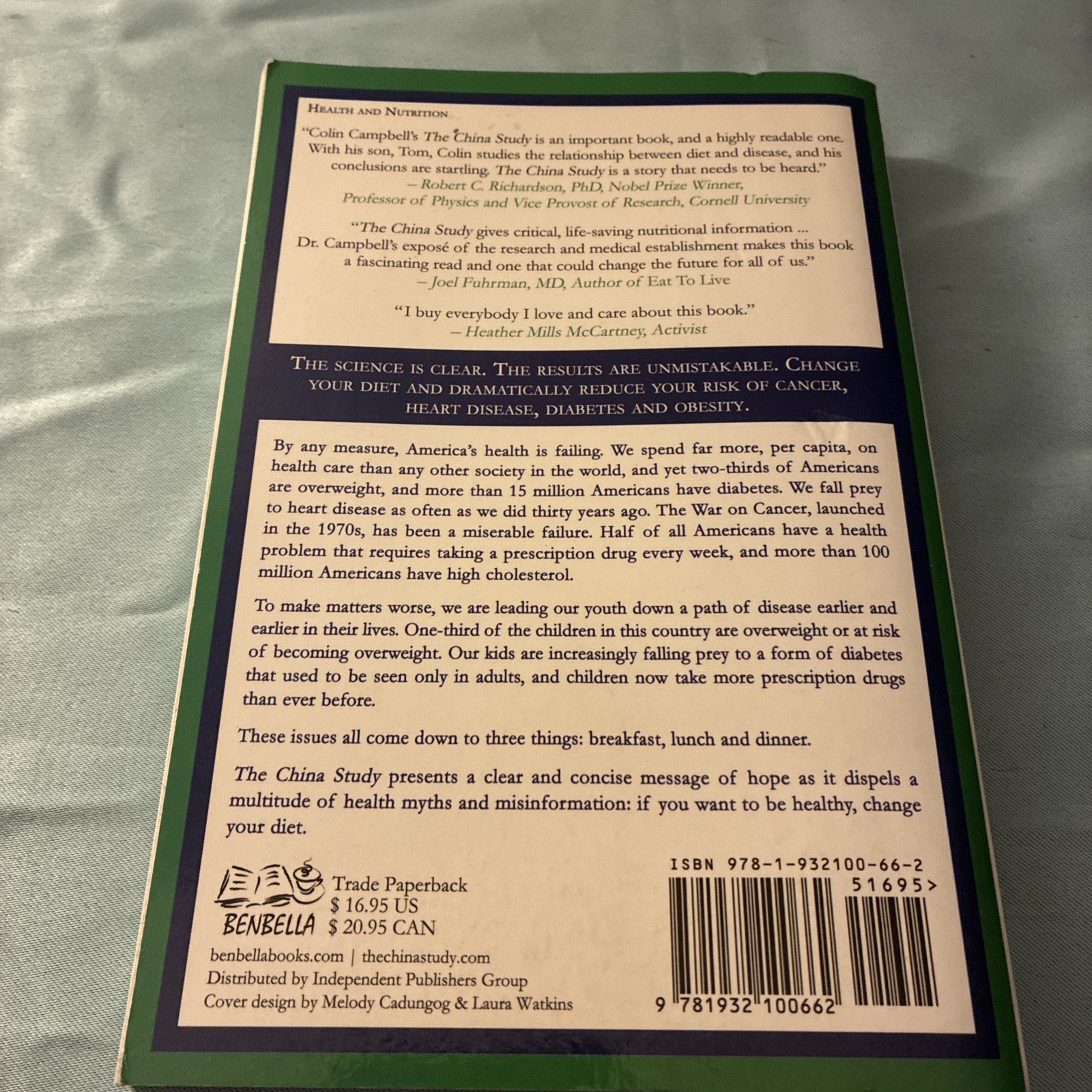 The China Study: Revised and Expanded Edition: The Most Comprehensiv – GOOD