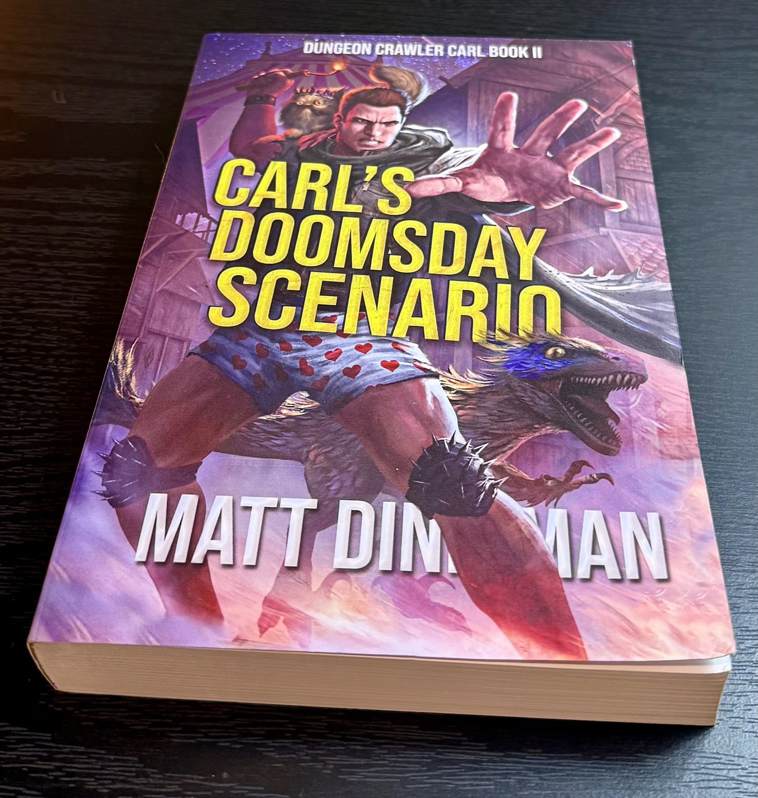 SIGNED Dungeon Crawler Carl Paperback Set 1-7 OOP Matt Dinniman