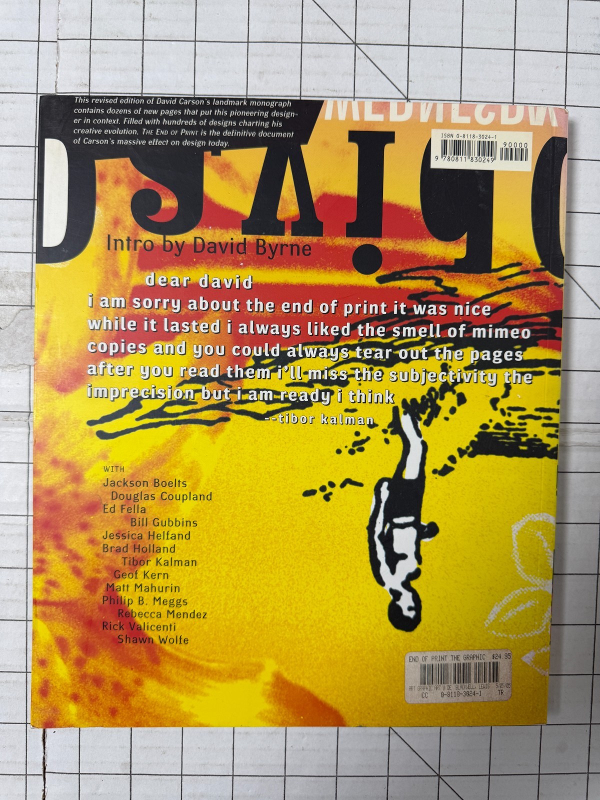 The End of Print : The Graphic Design of David Carson Revised Edition 2000, TPB