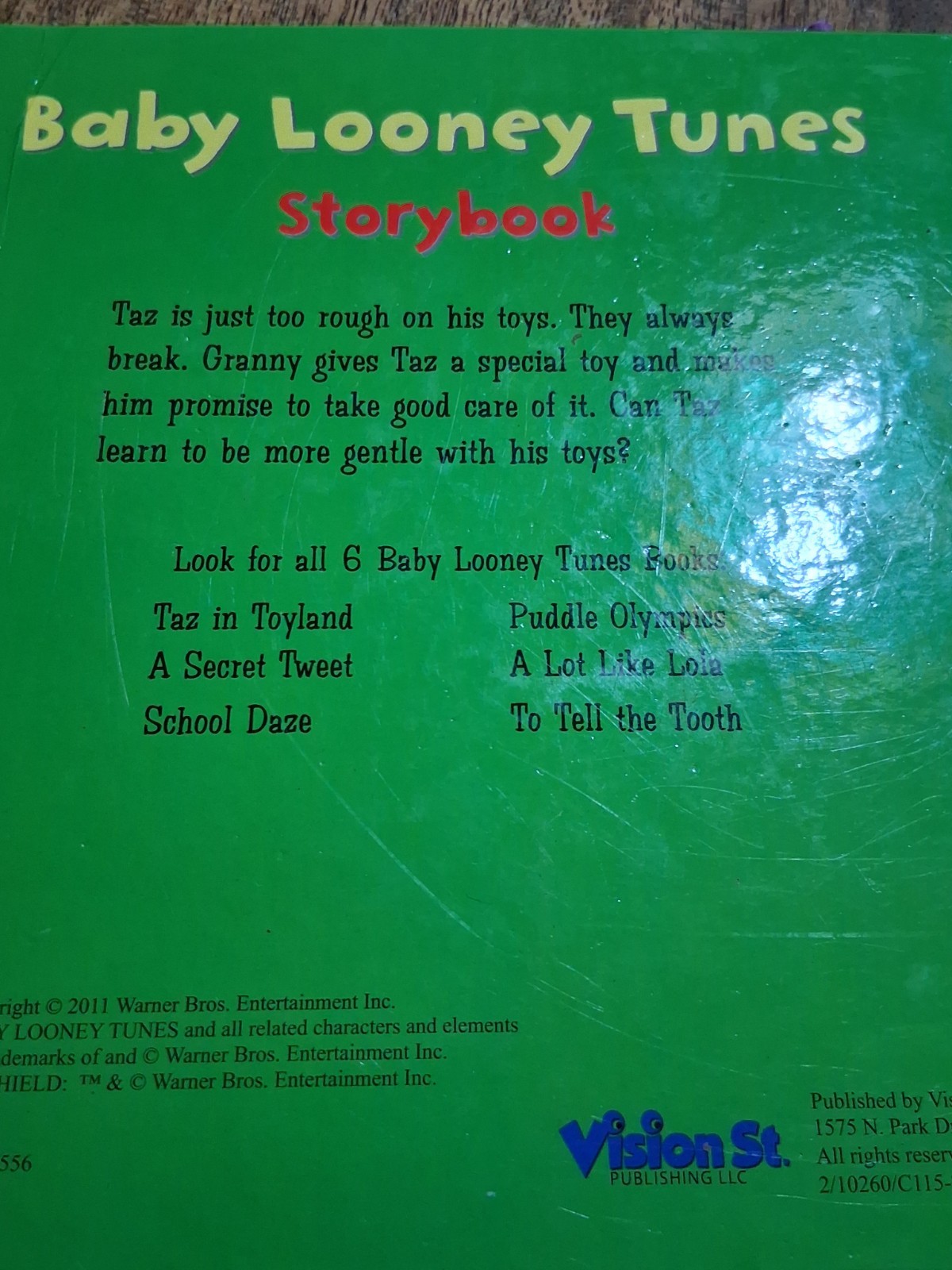 Baby Looney Tunes Storybook Childrens Book – Lot of 4 Taz, Tweety, Bugs,…