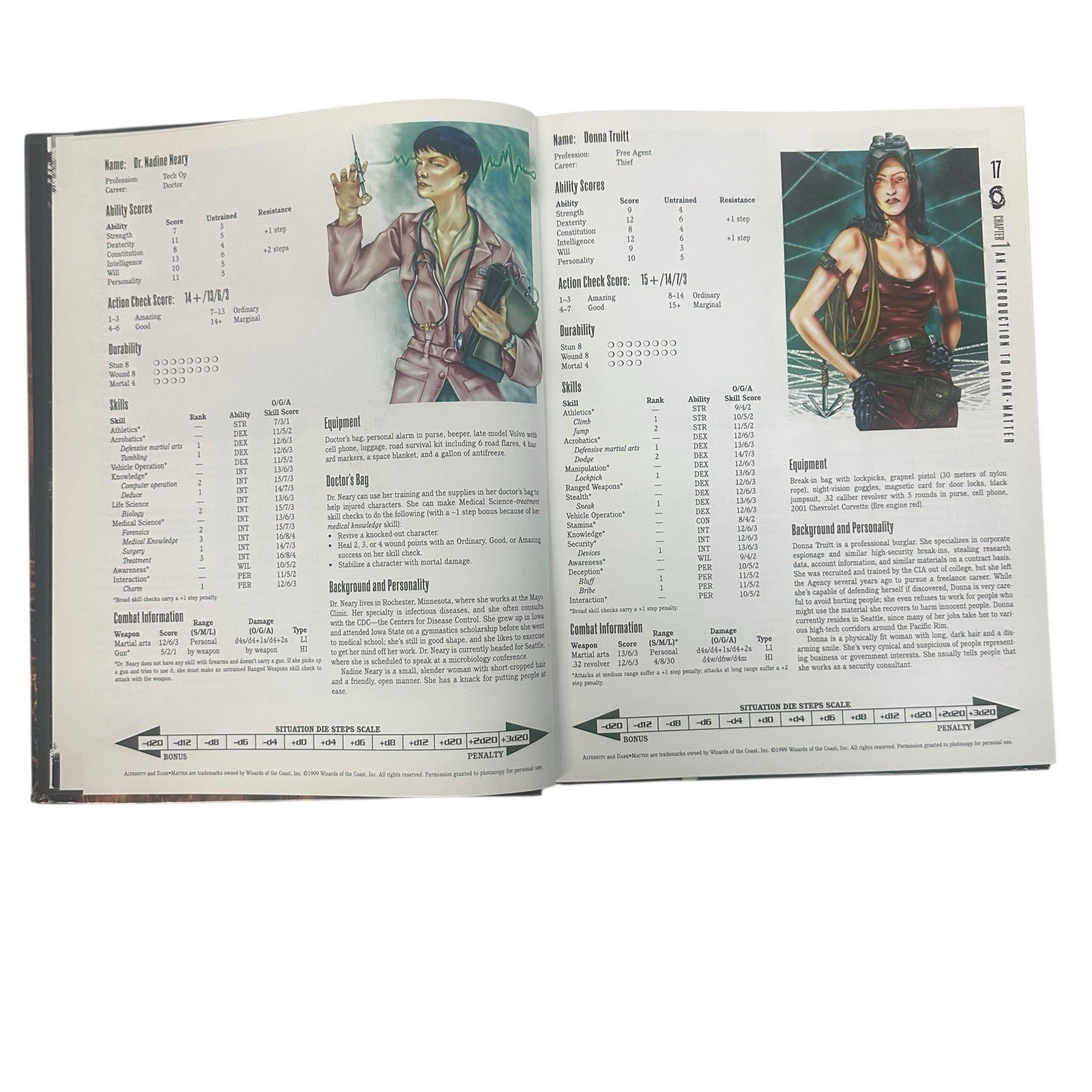 DARK MATTER Campaign Setting (ALTERNITY) – 1999 Wizards of the Coast – Hardcover