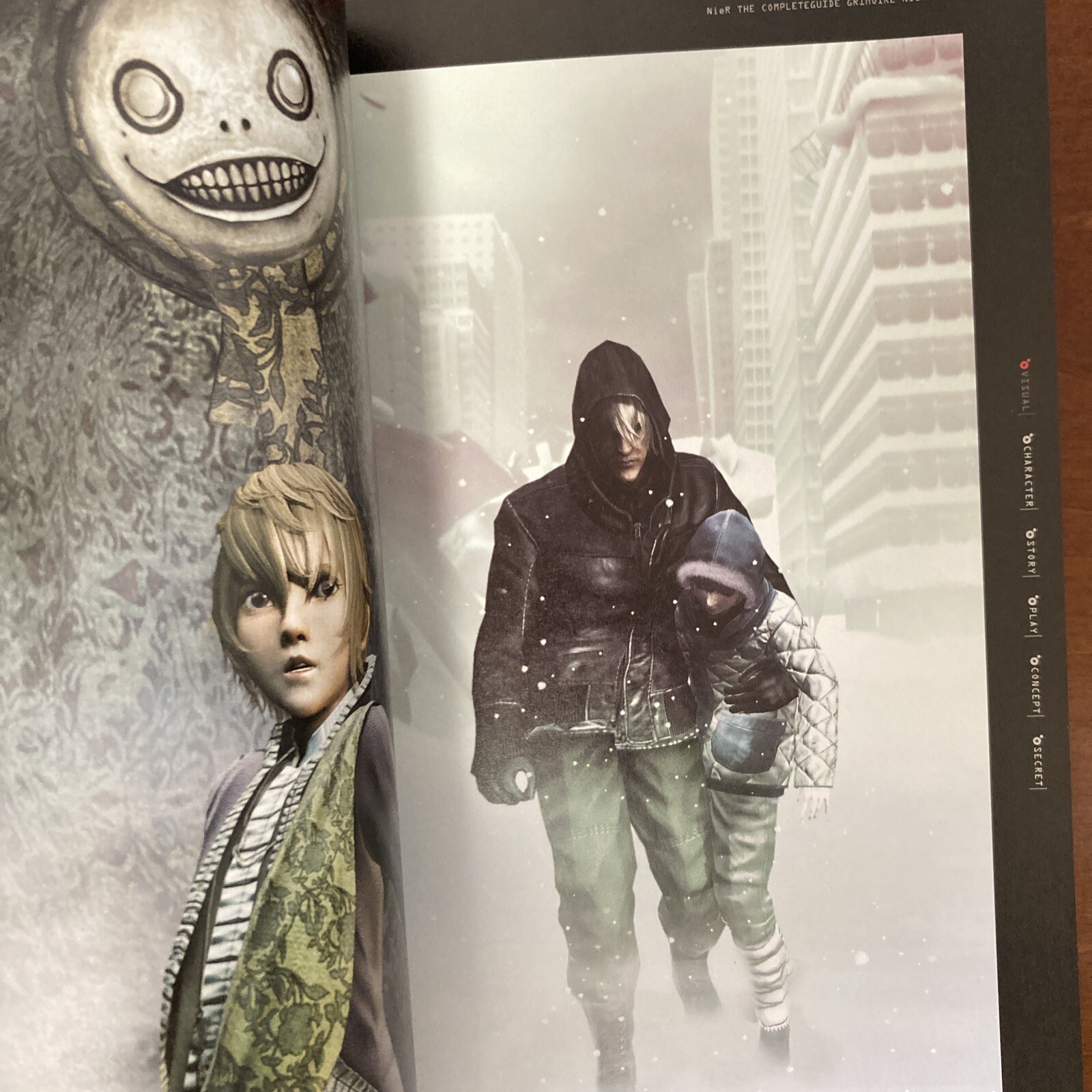 Grimoire NieR Guide Book Art Book Illustration