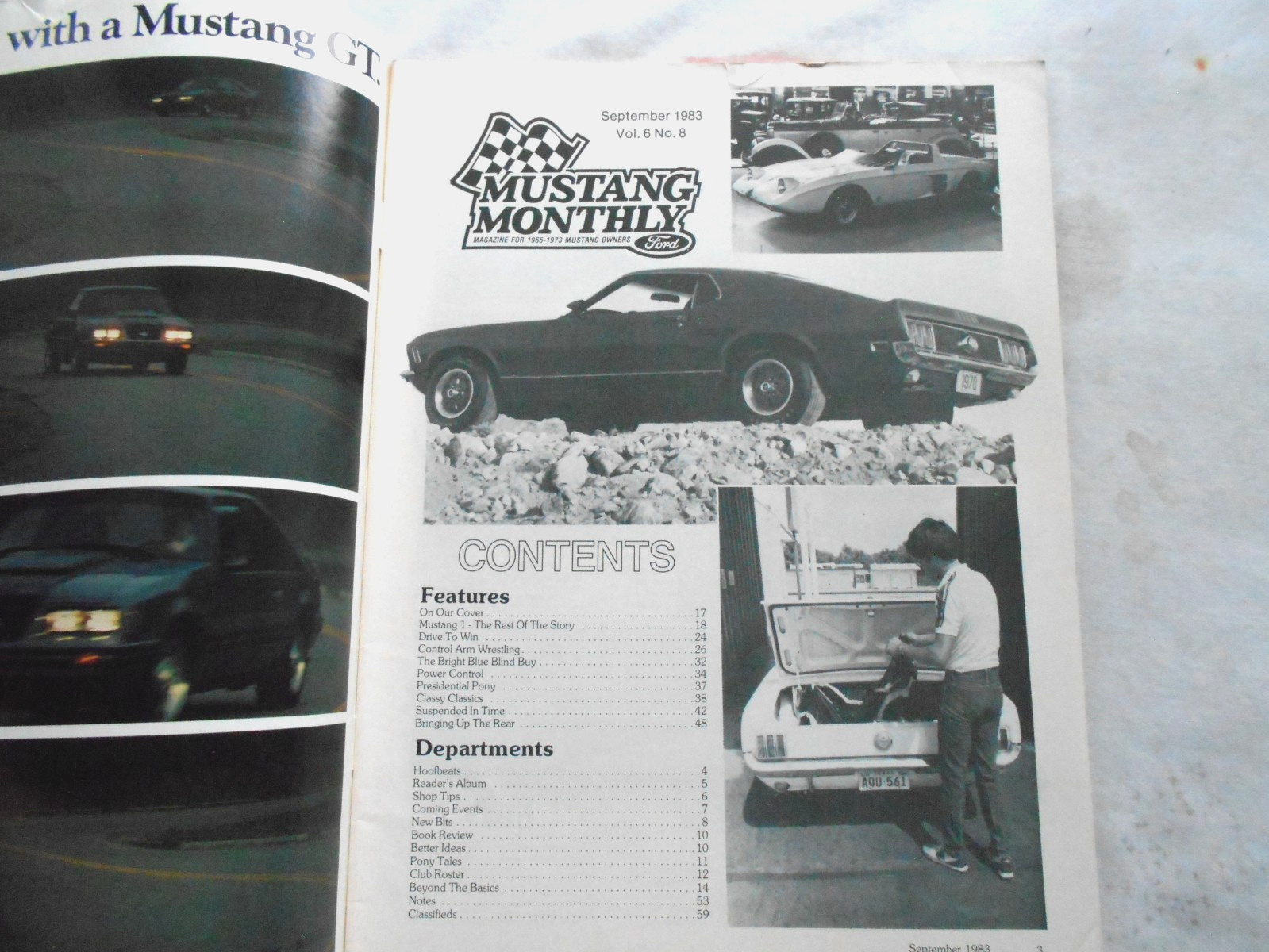 MUSTANG MONTHLY Magazine-SEPTEMBER,1983