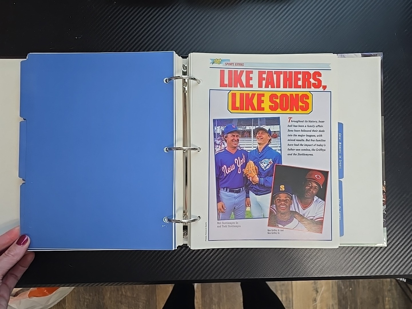 Vintage 1996 “Sports Pages: The Book For Sports Fans” Collector’s Hardcover Bind