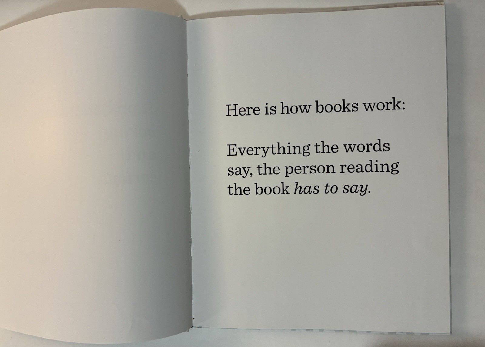 Book with No Pictures by Not Available (2014, Hardcover)