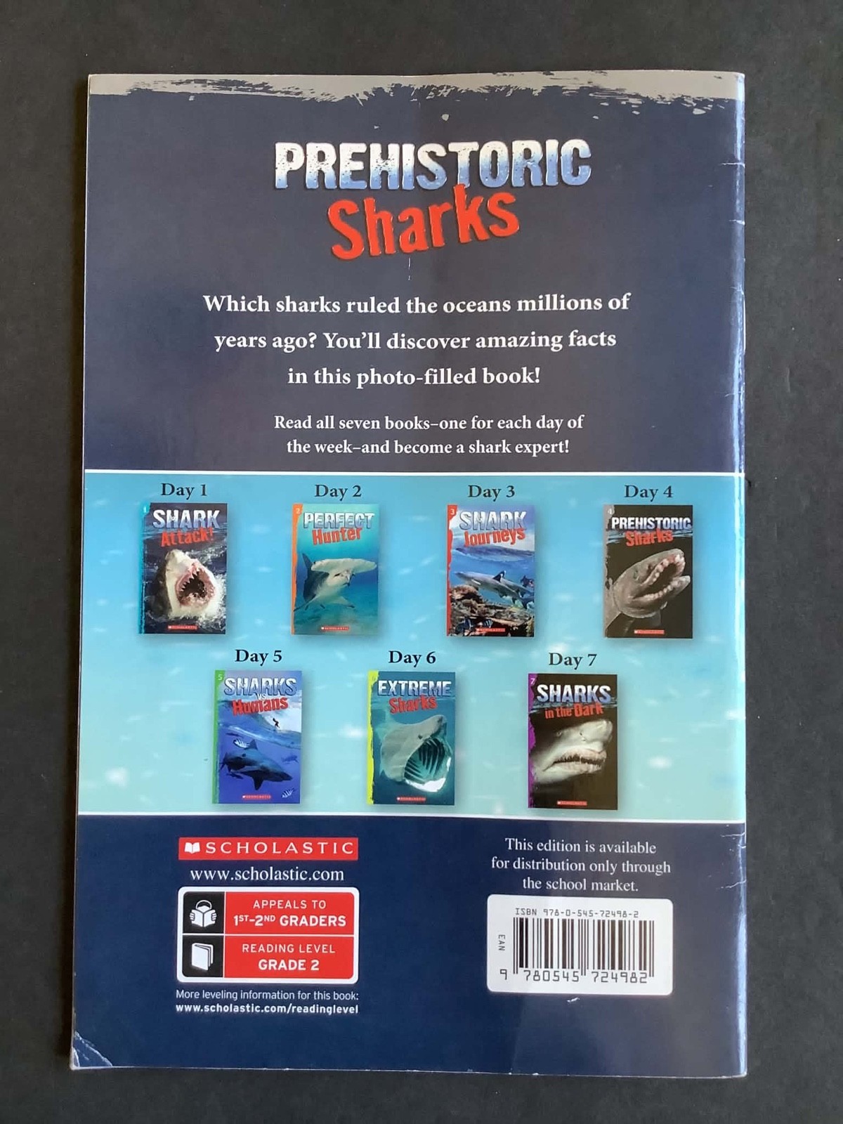 Set of 5 PERFECT HUNTER, SHARK JOURNEYS Books 2 through 6 – For those littles!
