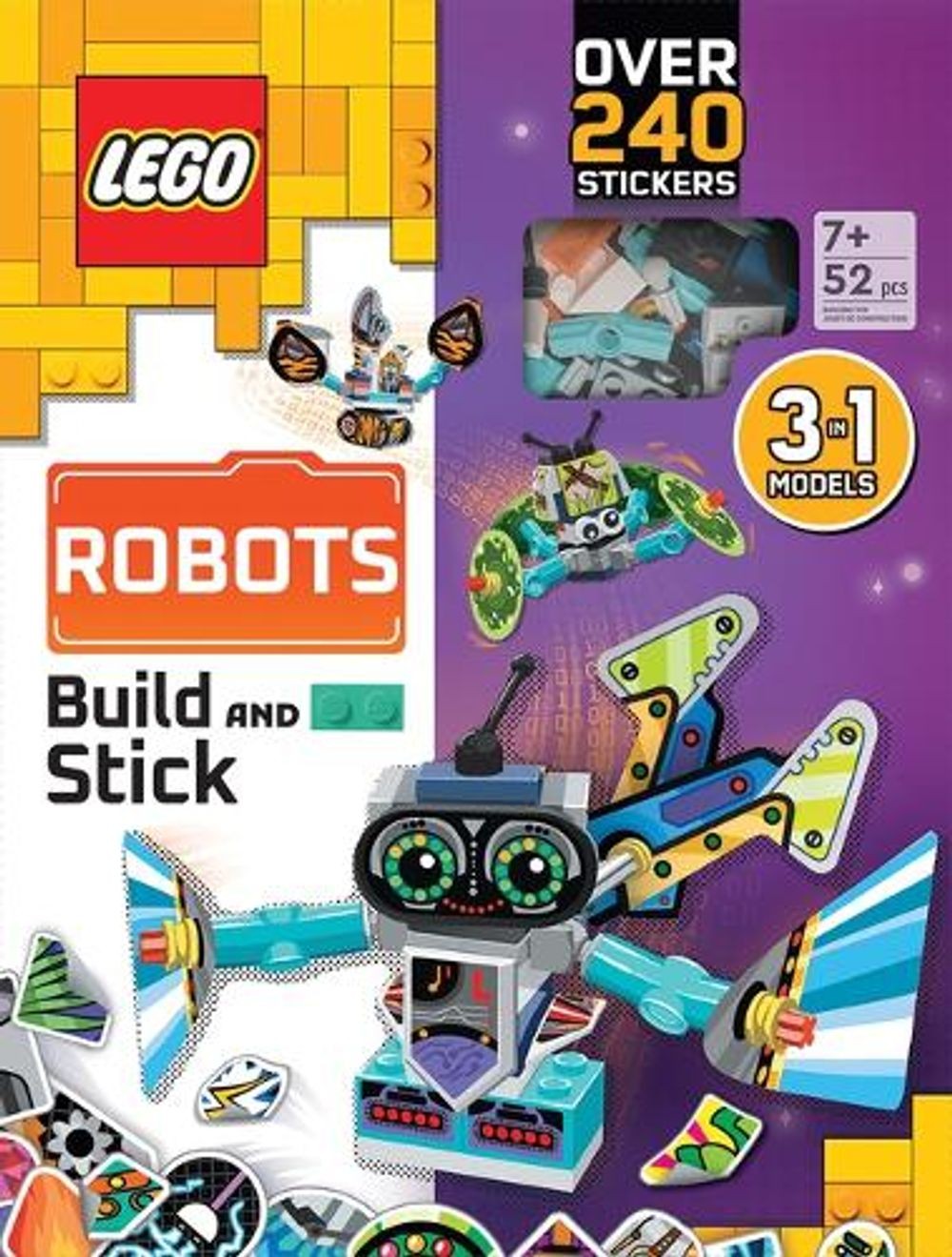 Lego(r) Books. Build and Stick: Robots by Ameet Sp Z.O.O. (English) Hardcover Bo