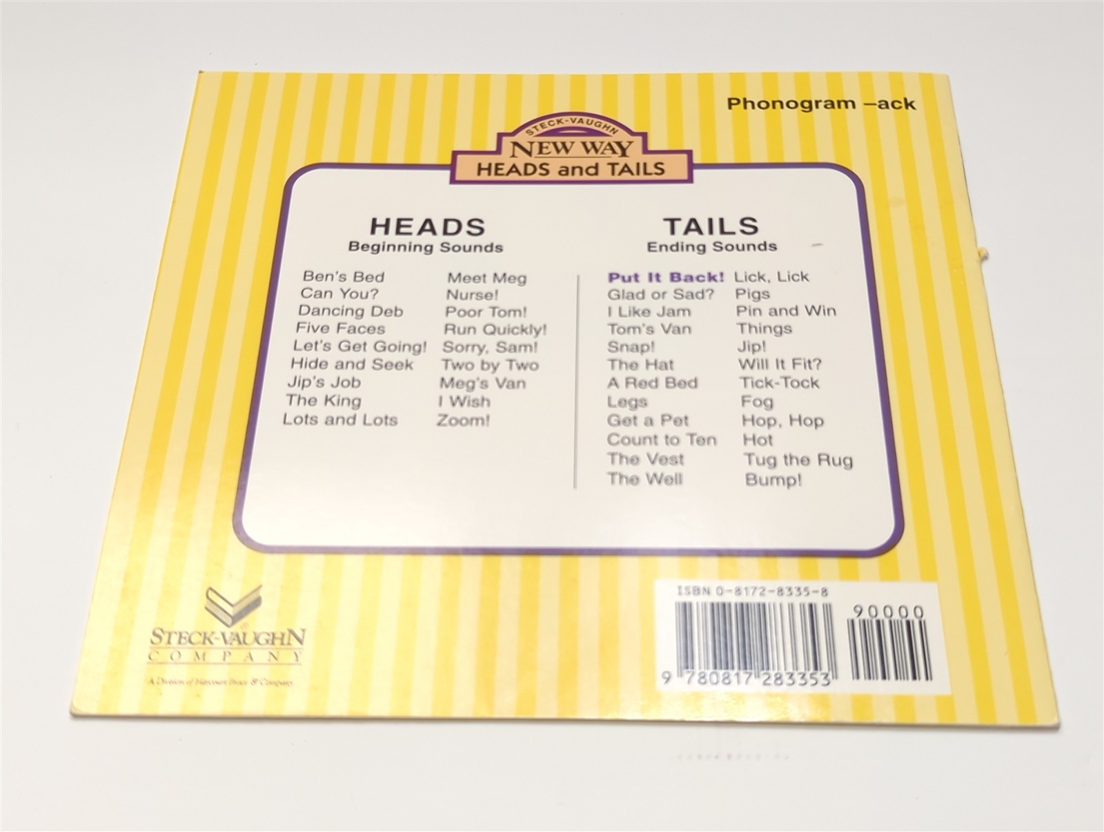 Steck-Vaughn Educational Books New Way Heads&Tails Early Readers Lot 42 Book Set