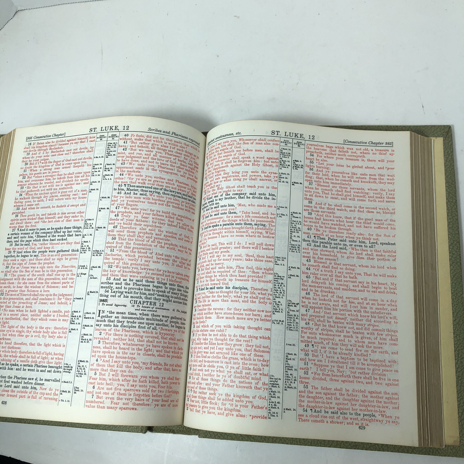 Holy Bible Family Heirloom Master Reference Edition Red Letter 1971 KJV E2