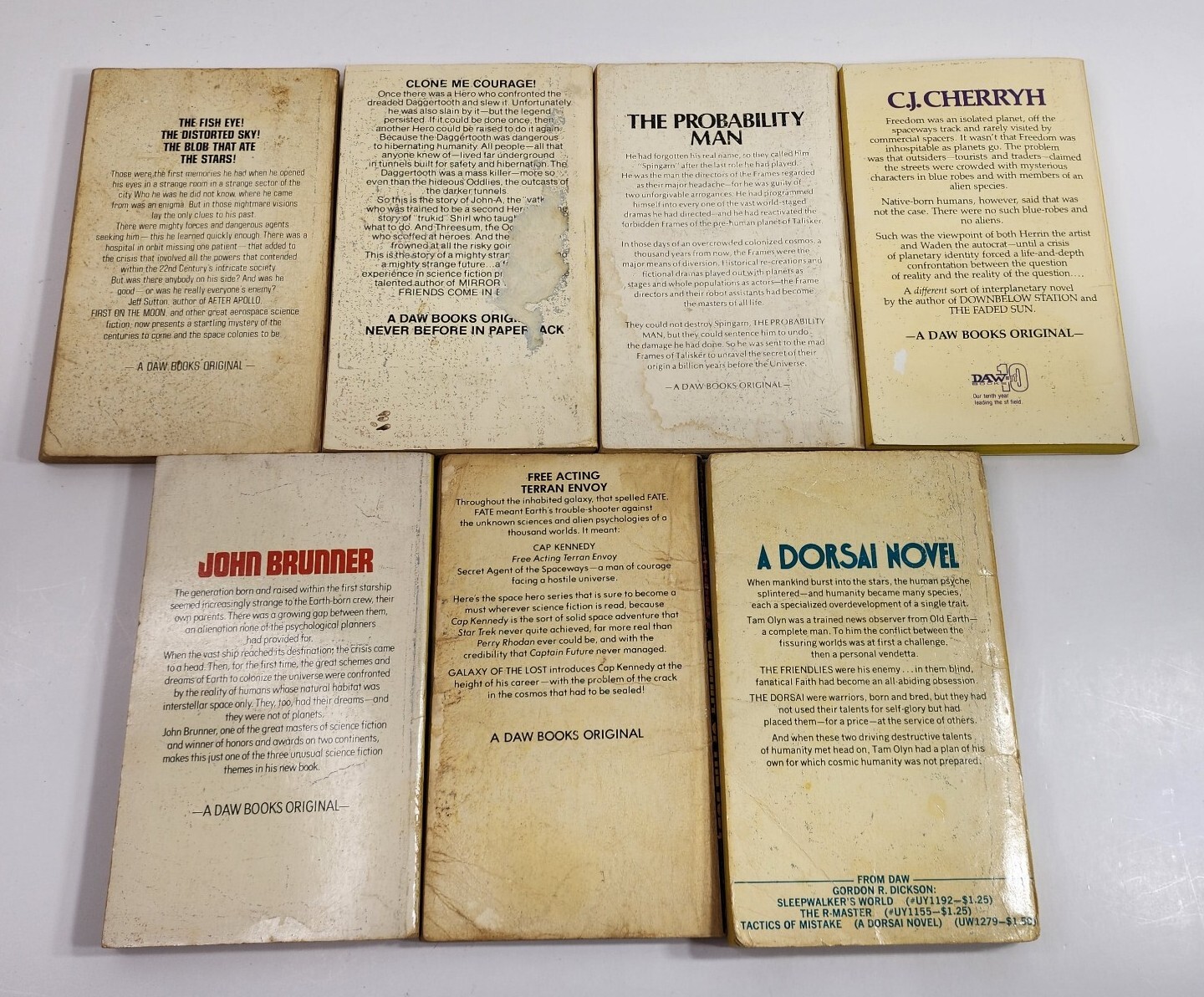 Daw Books – Science Fiction Book Lot of 7 – Vintage