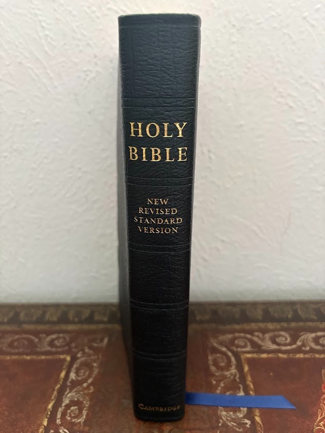 Cambridge Holy Bible NRSV Anglicized Edition Black French Morocco Leather 2013