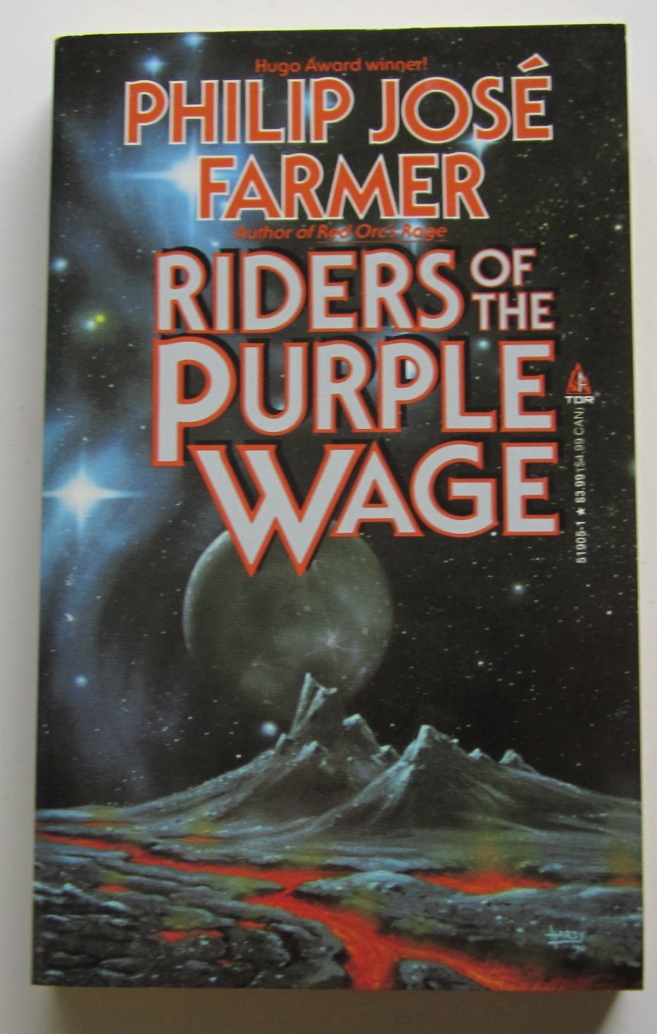 Riders of the Purple Wage Philip Jose Farmer PB 1st Tor (1992)