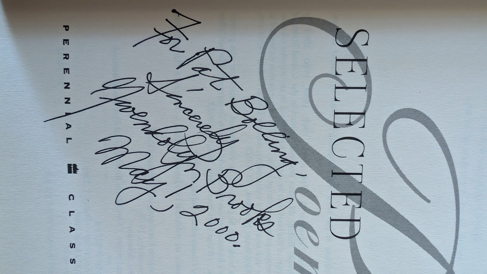 2 Signed Items by Gwendolyn Brooks – Selected Poems Book & To Young Readers Poem