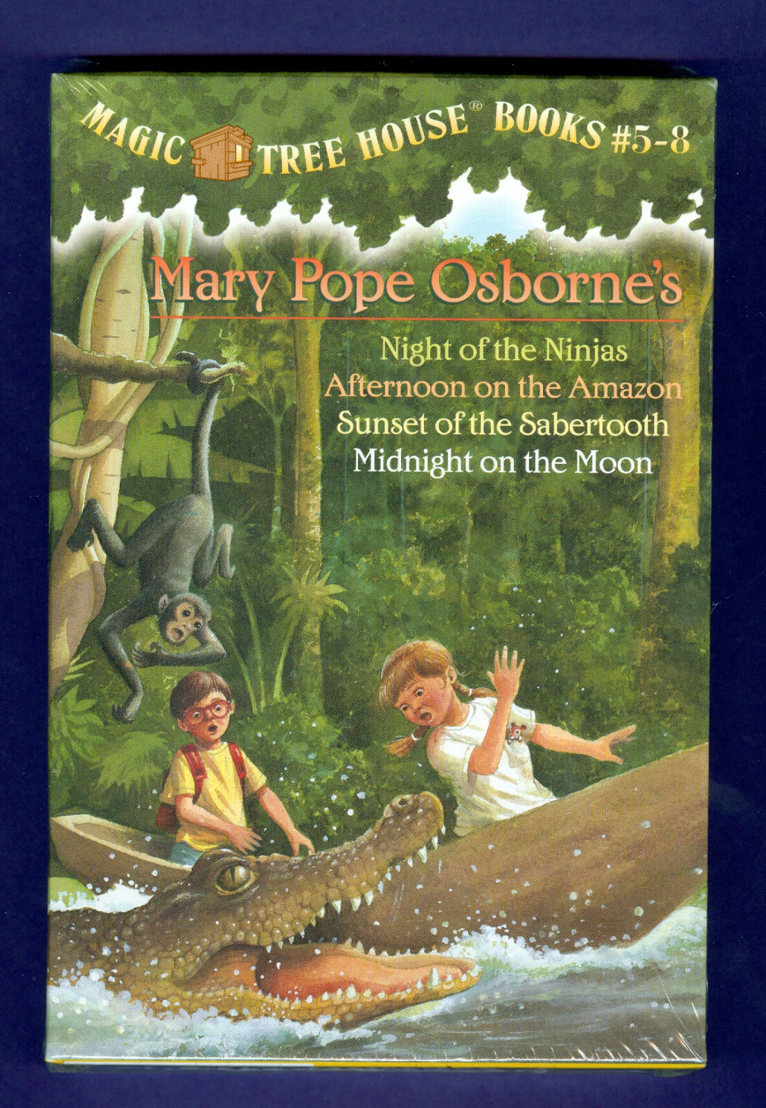 Mary Pope Osborne Magic Tree House Books #5-8 Boxed Set 2002 New Factory Sealed