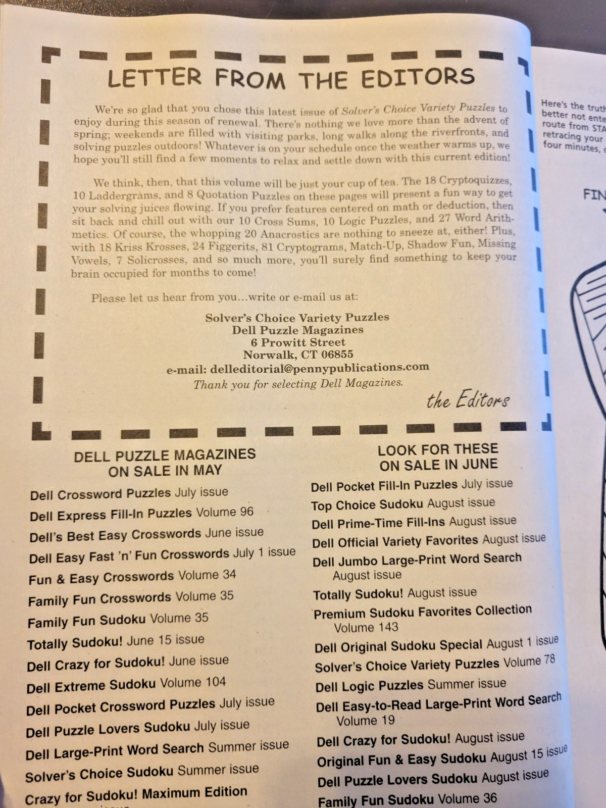 Solver’s Choice Variety Puzzles by DELL – Volume 77 – Fun for Today’s Solvers !