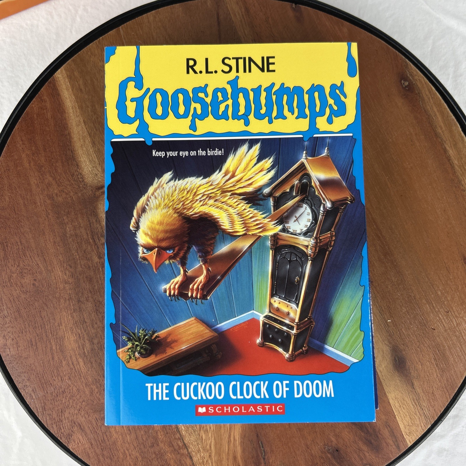 Goosebumps Retro Fear Limited Edition Collectible Tin Book Set Orange VGC Books