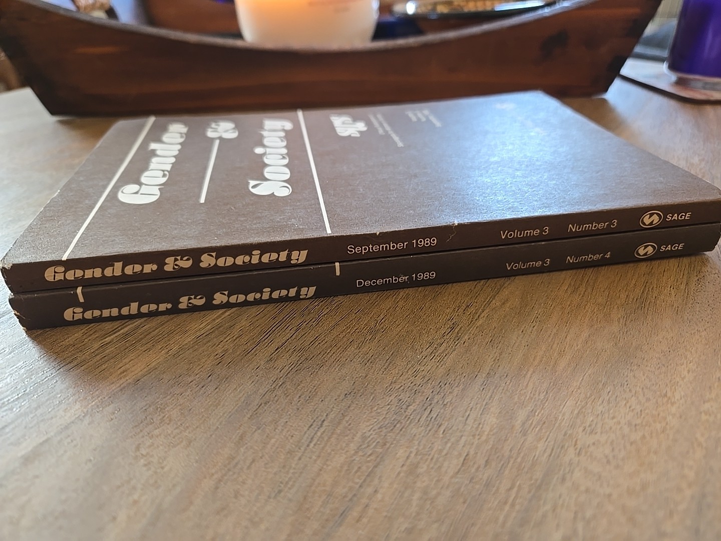 Gender & Society 1989 Volume 3 Number 1 & 2 (Sept & Dec) Paperback Books