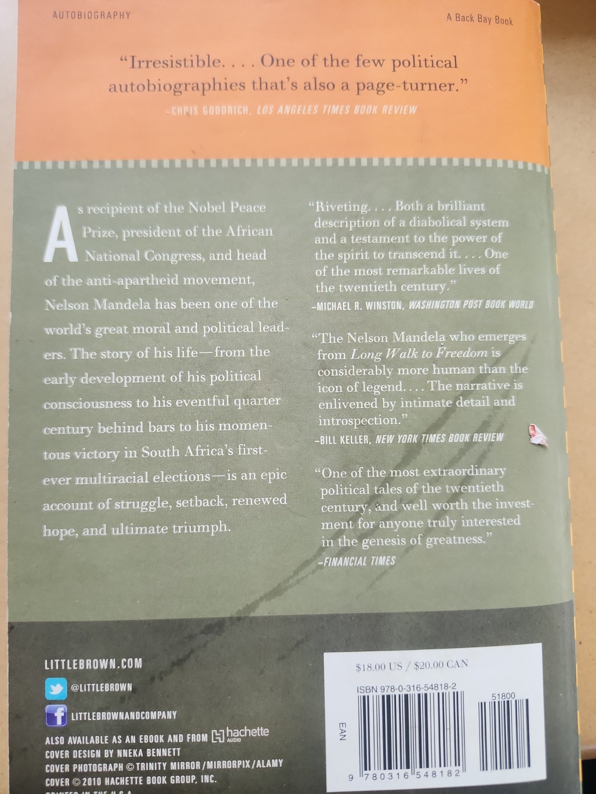 Long Walk to Freedom Nelson Mandela Autobiography Trade 2013 First Paperback Edn