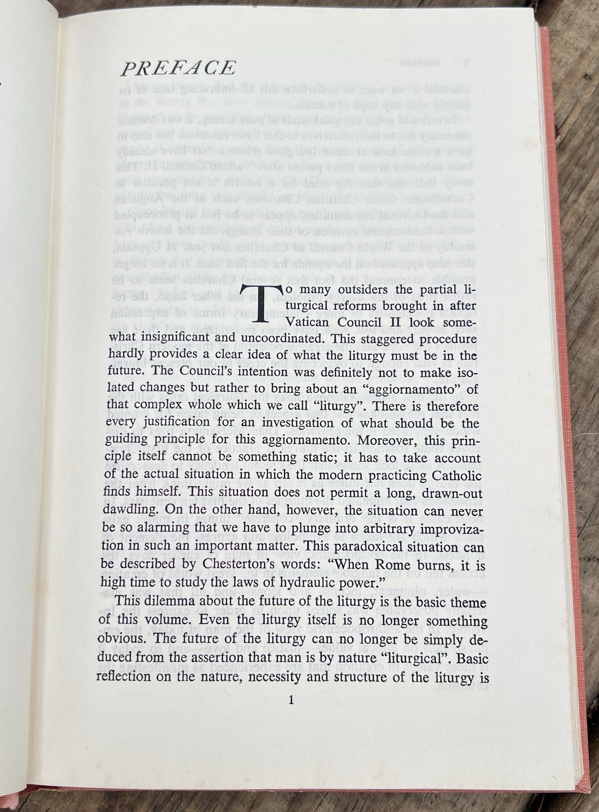 The Crisis of Liturgical Reform 1969 Liturgy CONCILIUM Vol. 42 Paulist Press HC