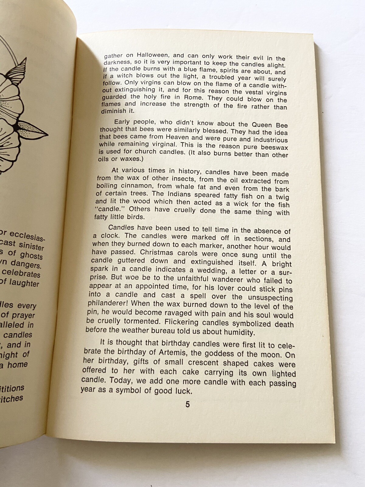 Vintage Paperback Candles 1973 By Potpourri Press Gladys McConnell