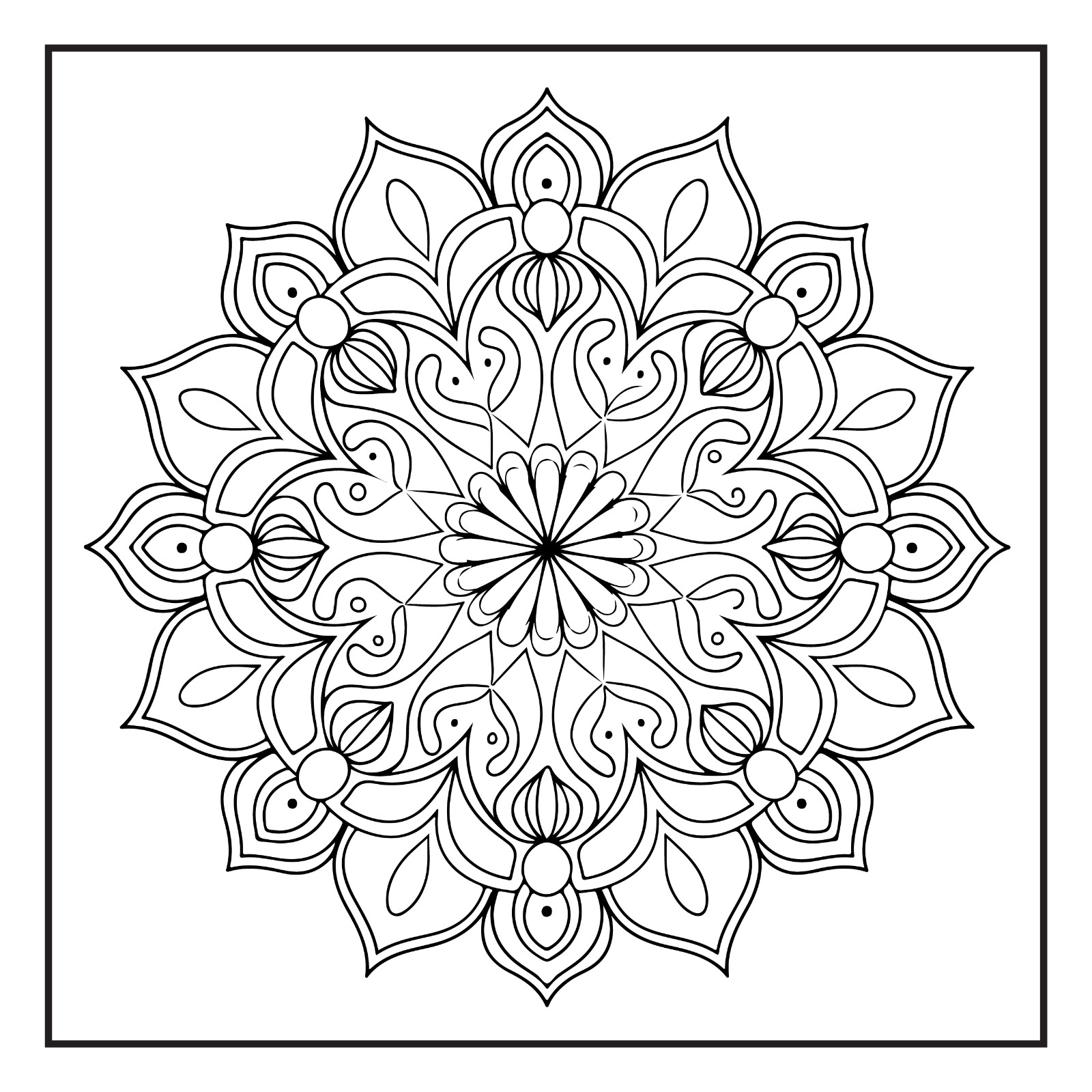 Rockridge Press Mindfulness Mandalas Coloring Book Spiral Bound Coloring Book