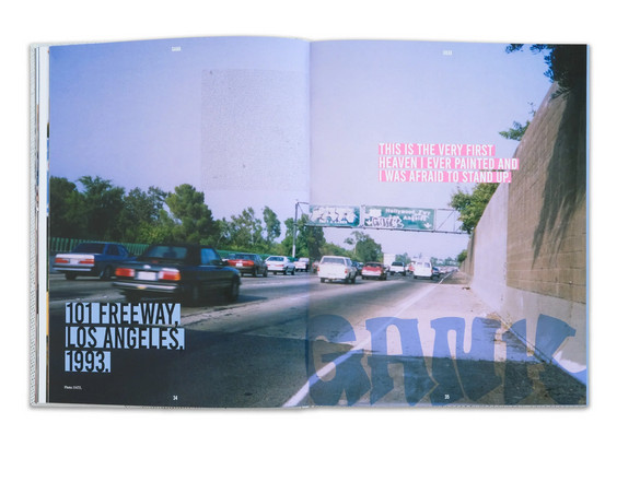 GKAE graffiti book LOS ANGELES MSK AWR Signed by GKAE street art SABER REVOK mta