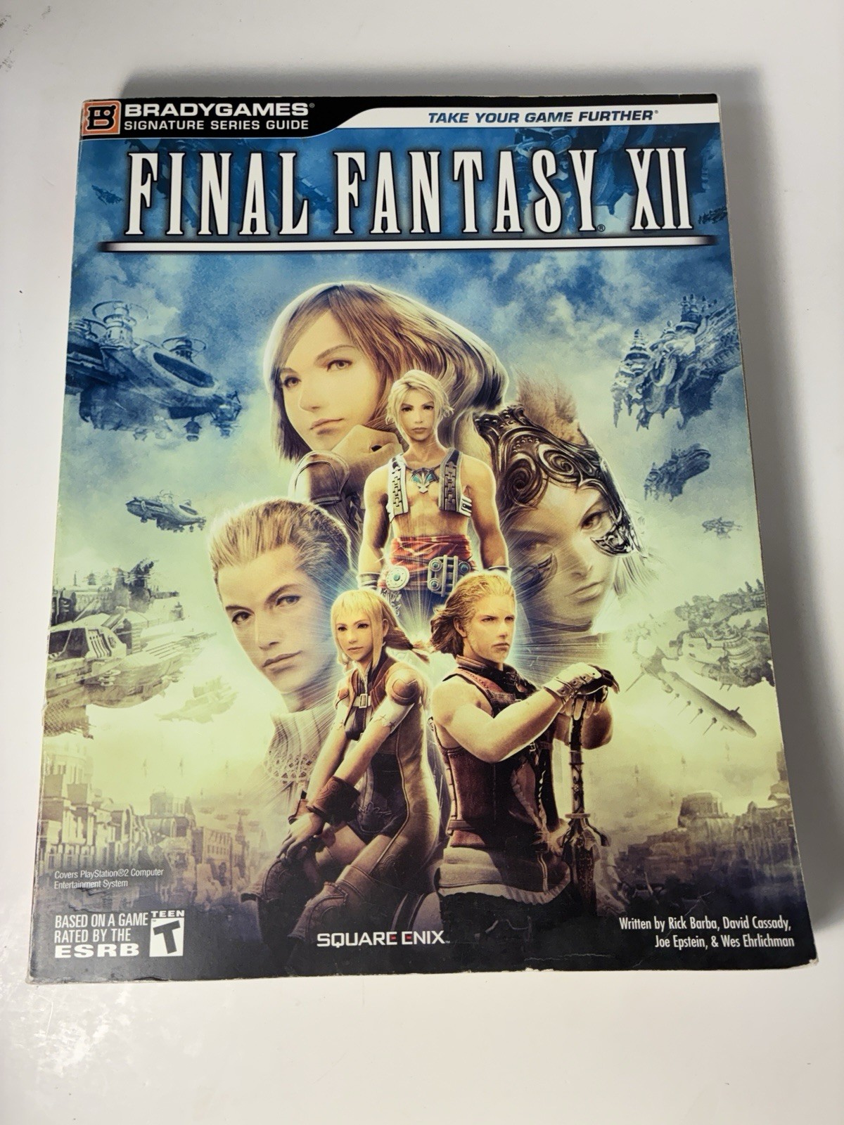 Final Fantasy XII 12 Brady Games Signature Series Strategy Guide w/ Map Poster