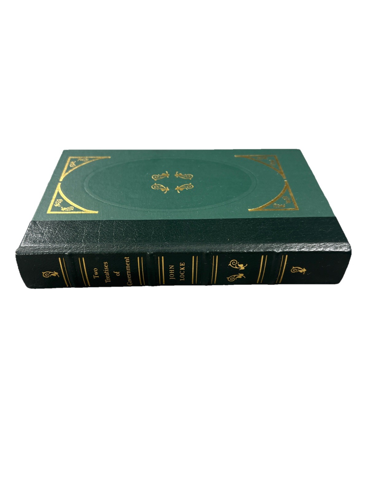 Two Treatises of Government Book Locke Liberty Library Leatherbound Collector HC