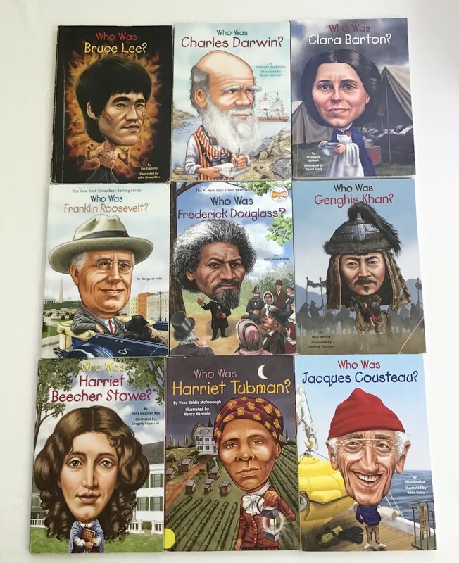 Who Was? What Is? Where Is? Book Lot 47 History Biography Paperbacks No Repeats